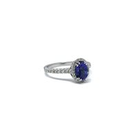 Anneau Golay Femme in Or blanc Zaffiro blu 1.17 Ct ACLC052DIZB - ACLC052DIZB